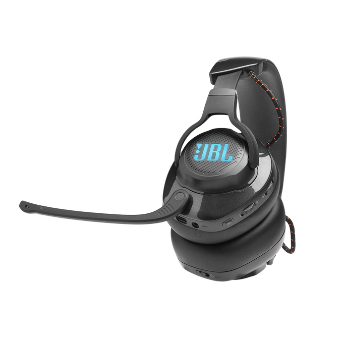 JBL Quantum 600 - Black - Wireless over-ear performance PC gaming headset with surround sound and game-chat balance dial - Detailshot 4 image number null